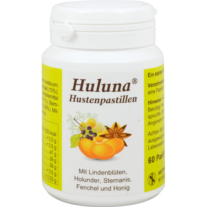 Huluna Hustenpastillen, 60 pc Pastilles