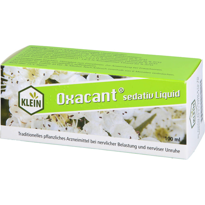 Oxacant sedativ Liquid bei nervösen Herzbeschwerden, 100 ml Lösung