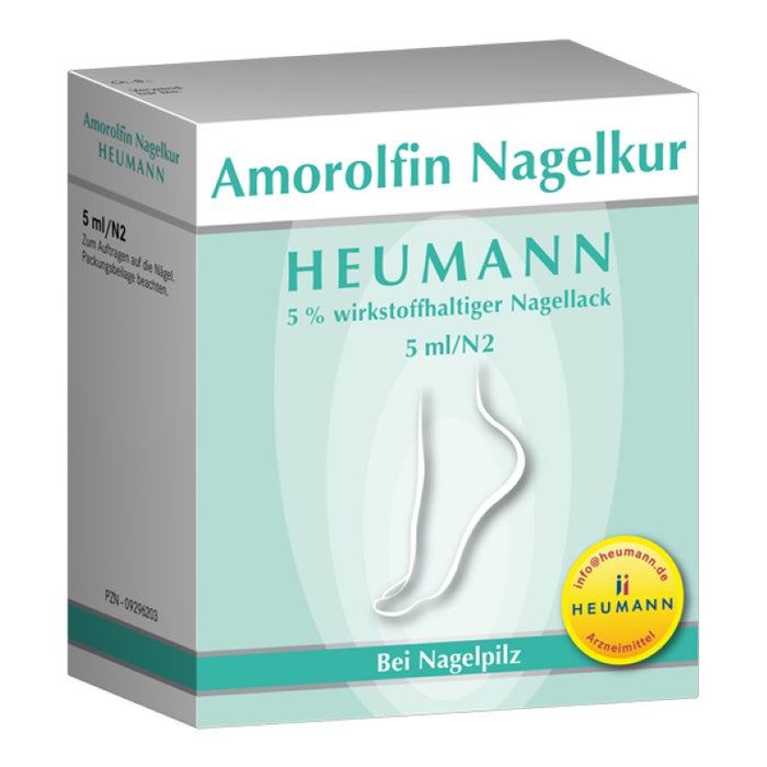 Heumann  Amorolfin Nagelkur bei Nagelpilz, 5 ml Vernis à ongles contenant une substance active