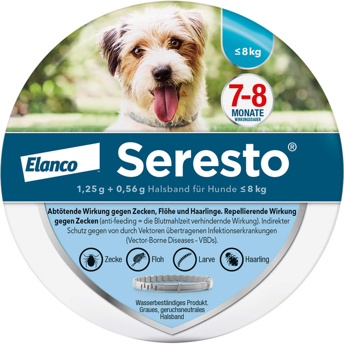 seresto Halsband für kleine Hunde ≤ 8 kg, 1 pc Collier