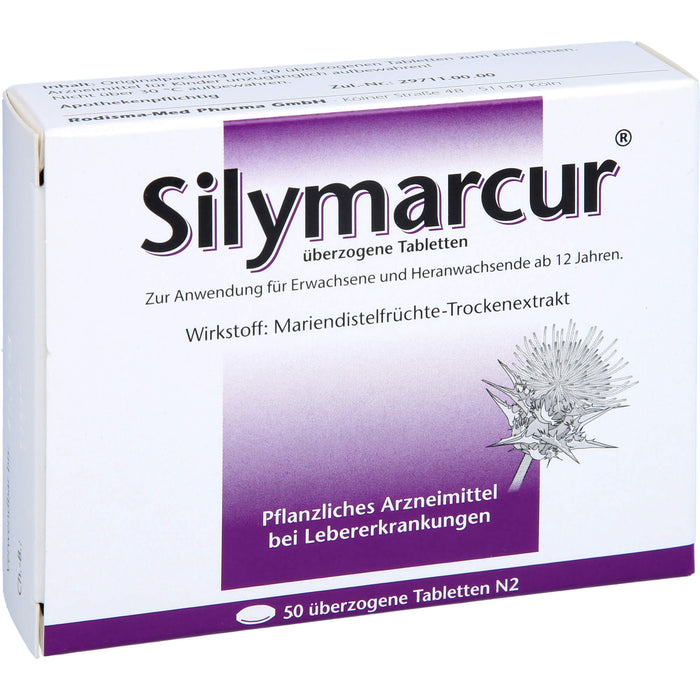 Silymarcur überzogene Tabletten, 50 St UTA