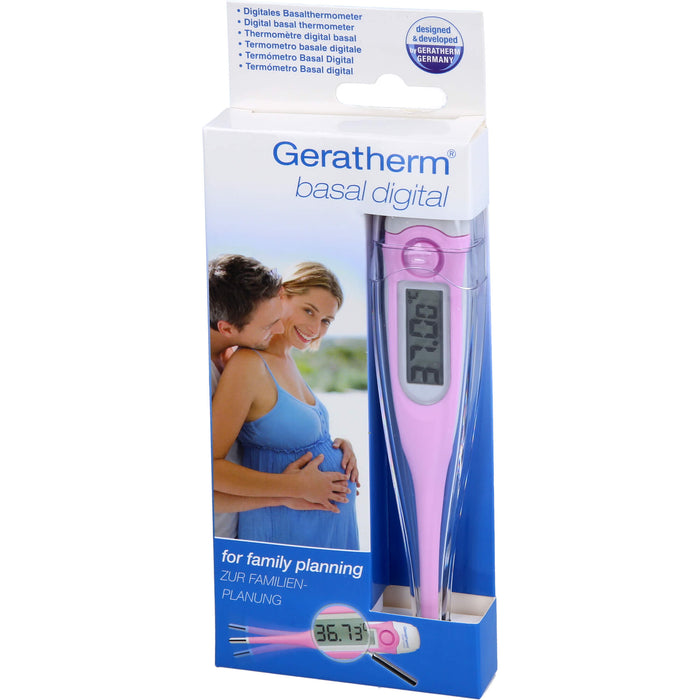 Geratherm digitales Basalthermometer zur Familienplanung, 1 St. Test