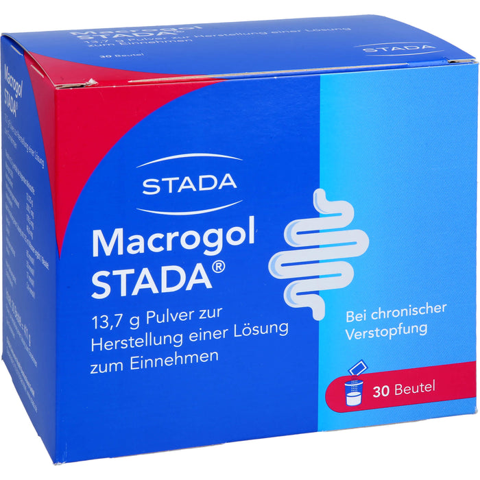 Macrogol STADA Pulver bei Verstopfungen, 30 pc Sachets