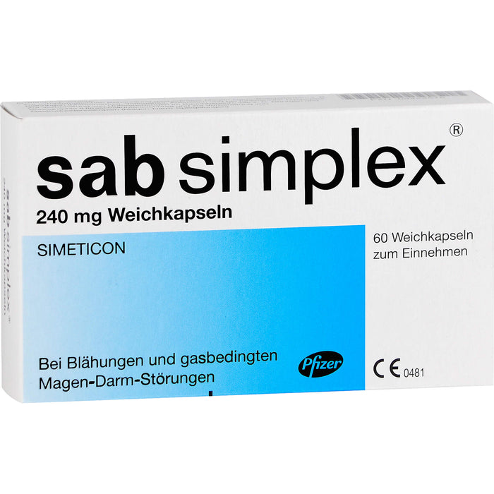 sab simplex 240 mg Weichkapseln, 60 pcs. Capsules