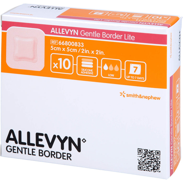 Allevyn Gentle Border Lite 5x5cm, 10 pc Pansement