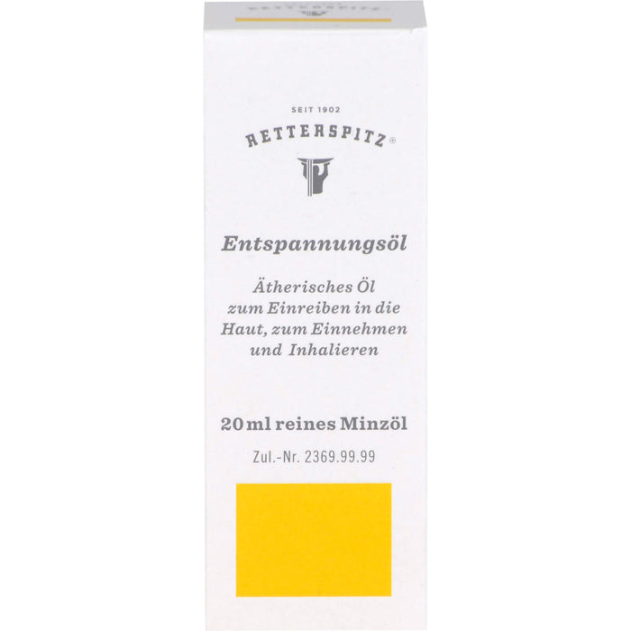 Retterspitz Entspannungsöl, 20 ml Etheric oil