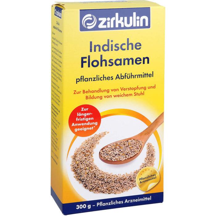 zirkulin Indische Flohsamen zur Behandlung von Verstopfung, 300 g Poudre