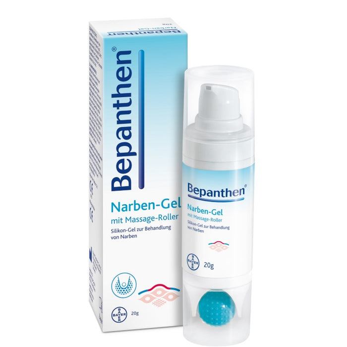 Bepanthen Narben-Gel mit Massage-Roller, 20 g Gel