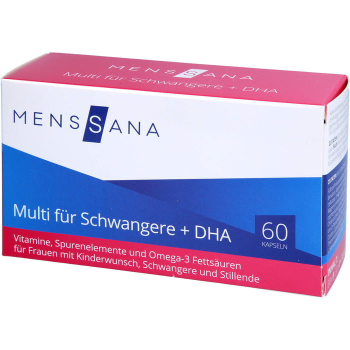 MensSana Multi für Schwangere + DHA Kapseln, 60 St. Kapseln