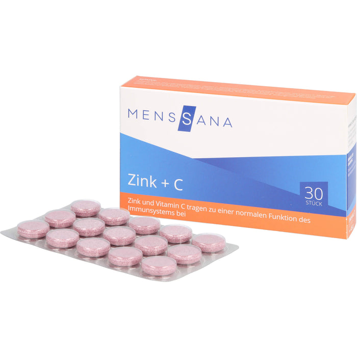 Zink + C MensSana, 30 St. Tabletten