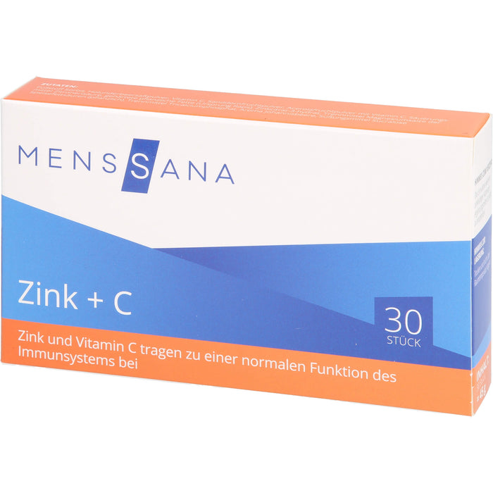 Zink + C MensSana, 30 St. Tabletten