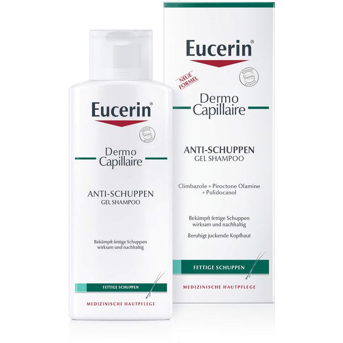 Eucerin Dermo Capillaire Anti-Schuppen Gel Shampoo, 250 ml Shampoing