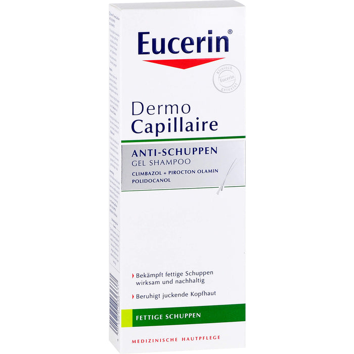 Eucerin Dermo Capillaire Anti-Schuppen Gel Shampoo, 250 ml Shampoing