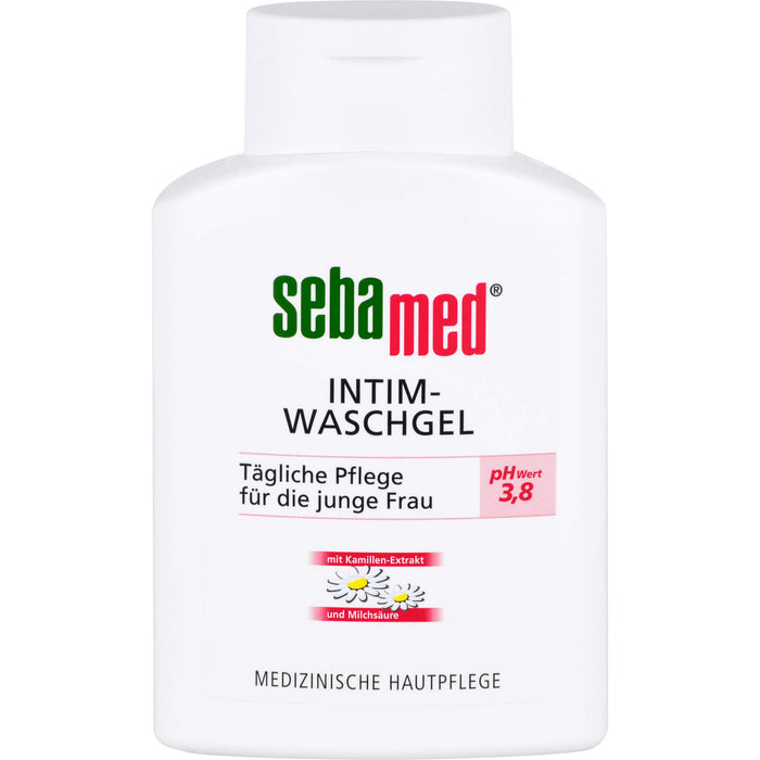 Sebamed Intim Waschgel pH 3,8 für die natürlich sanfte Reinigung der empfindlichen Haut im äußeren Intimbereich, 200 ml Gel