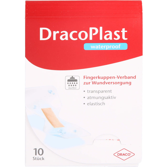 DracoPlast Waterproof Fingerkuppenverband, 10 pcs. Patch