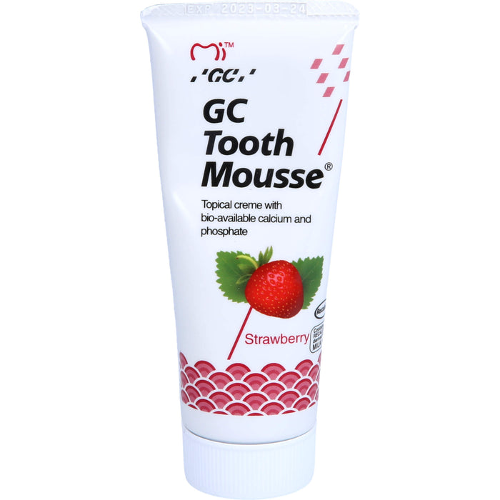 GC Tooth Mousse Erdbeere Creme, 40 g Zahncreme