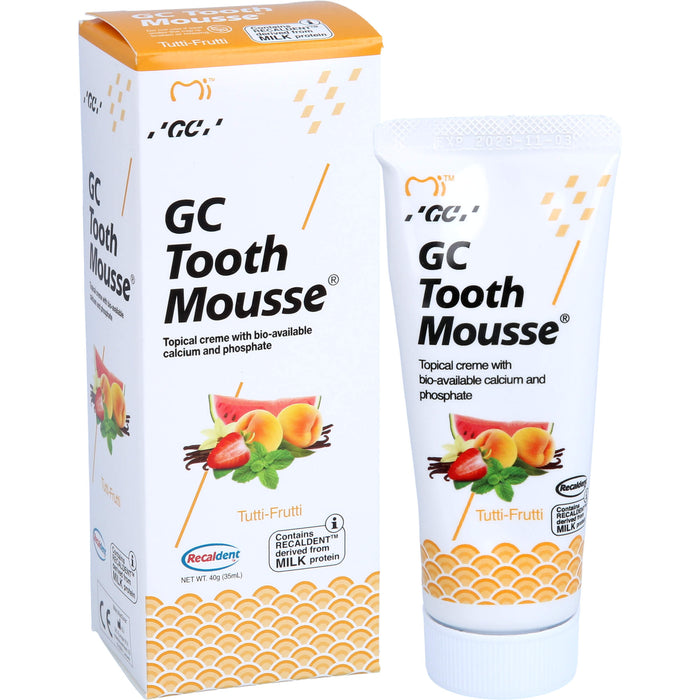 Dent-o-care GC Tooth Mousse Tutti-Frutti, 40 g Cream