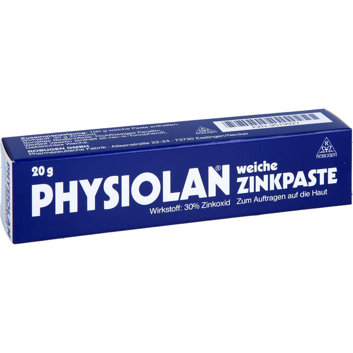 Physiolan weiche Zinkpaste, 20 g Crème