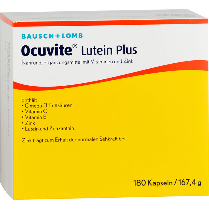 Ocuvite Lutein Plus Kapseln, 180 pc Capsules