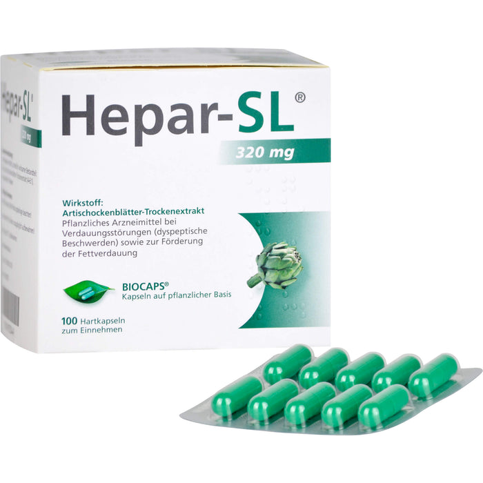 Hepar-SL 320 mg Kapseln, 100 pcs. Capsules