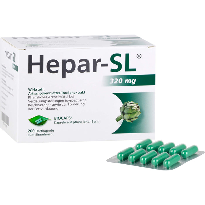 Hepar-SL 320 mg Kapseln, 200 pc Capsules