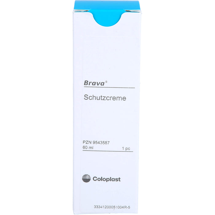 Brava Hautschutzcreme zur Unterstützung der Pflege wunder, trockener und irritierter Haut, 60 ml Crème