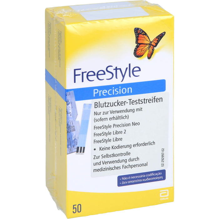 Freestyle Precision Emra Blutzucker-Teststreifen ohne Codieren, 100 St TTR