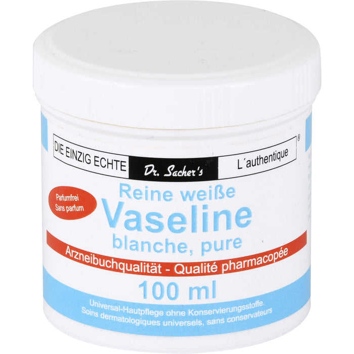 Dr. Sacher's reine weiße Vaseline, 100 ml Cream