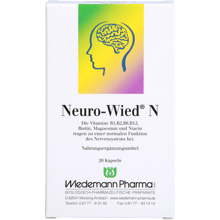 Neuro-Wied N Kapseln, 20 pc Capsules