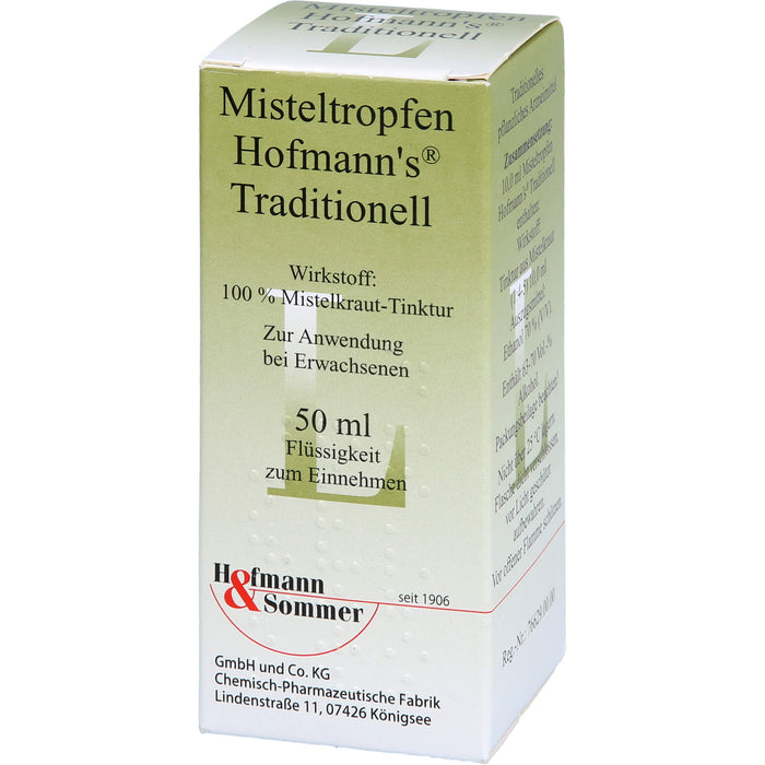 Misteltropfen Hofmann's Traditionell Lösung, 50 ml Lösung