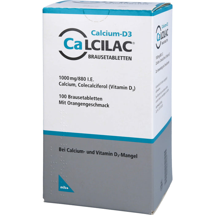 Calcilac Brausetabletten, 100 pc Tablettes