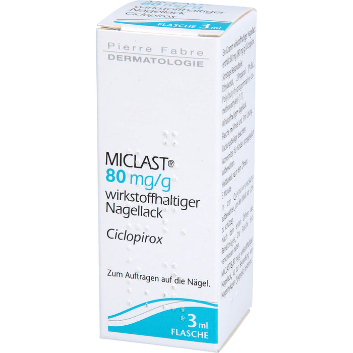 MICLAST Nagellack bei Nagelpilz, 3 ml Lösung