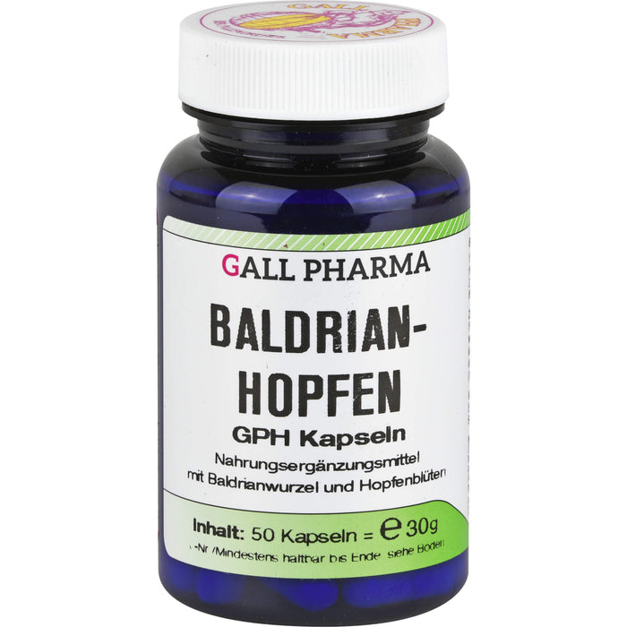 GALL PHARMA Baldrian-Hopfen GPH Kapseln, 50 pc Capsules