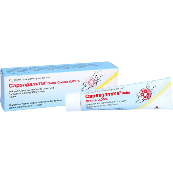 Capsagamma Dolor Creme 0,05%, 40 g Cream