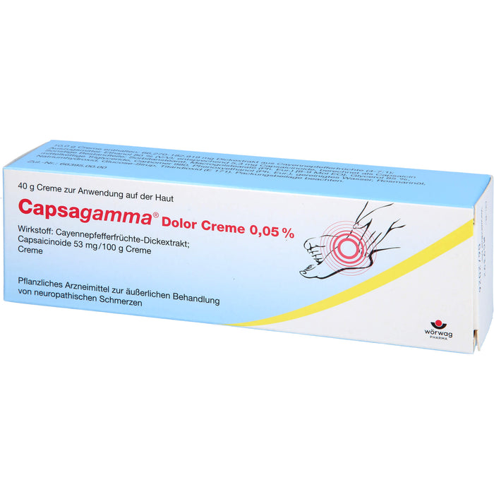 Capsagamma Dolor Creme 0,05%, 40 g Cream