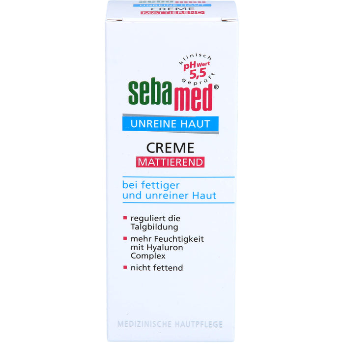 sebamed Unreine Haut mattierende Creme, 50 ml Cream