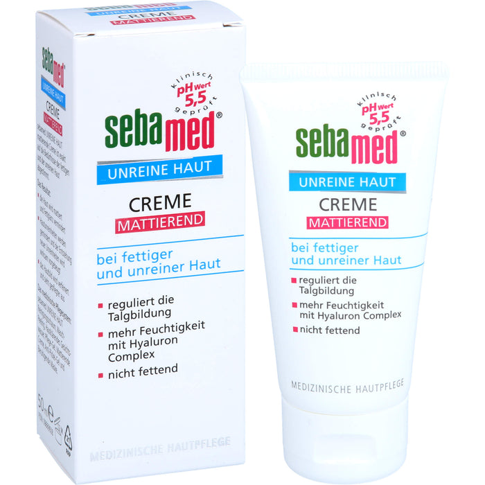 sebamed Unreine Haut mattierende Creme, 50 ml Creme