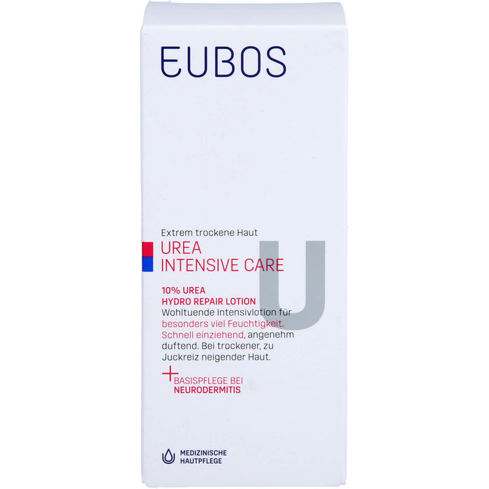 EUBOS 10% Urea Hydro Repair Lotion für sehr trockene Haut, 150 ml Lotion