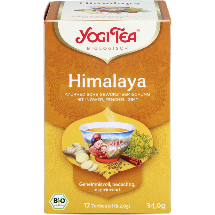 YOGI TEA Himalaya ayurvedische Grwürzteemischung, 17 pcs. Filter bag