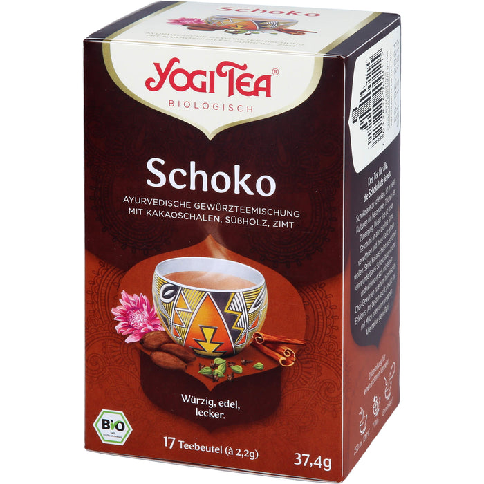 YOGI TEA Schoko ayurvedische Gewürzteemischung, 17 pcs. Filter bag