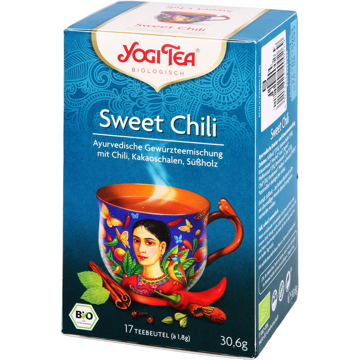 YOGI TEA Sweet Chili ayurvedische Gewürzteemischung, 17 pc Sac filtrant