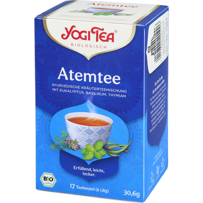 YOGI TEA Atem Tee ayurvedische Kräuterteemischung, 17 pcs. Filter bag