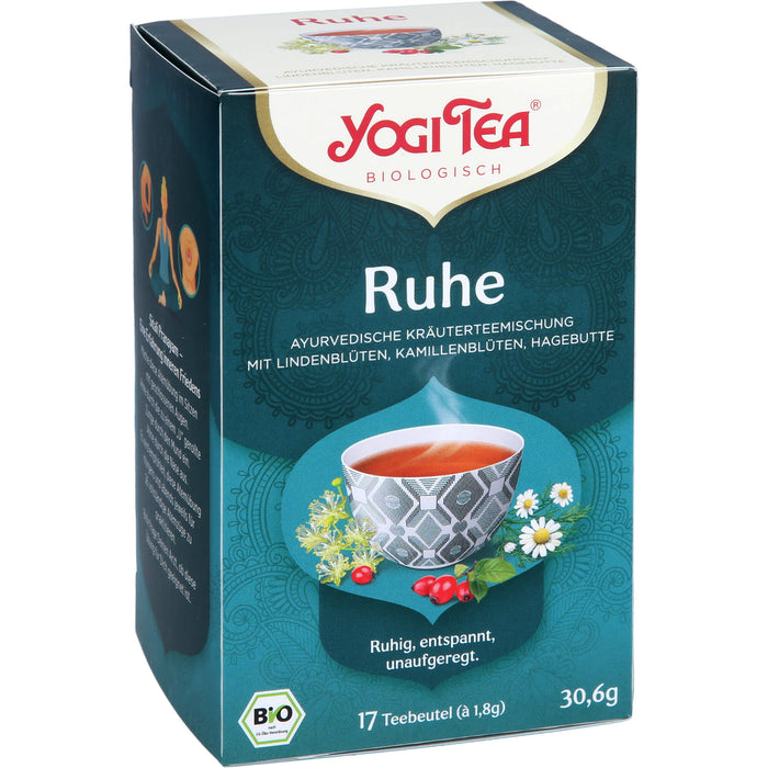 YOGI TEA Ruhe ayurvedische Kräuterteemischung, 17 pc Sac filtrant