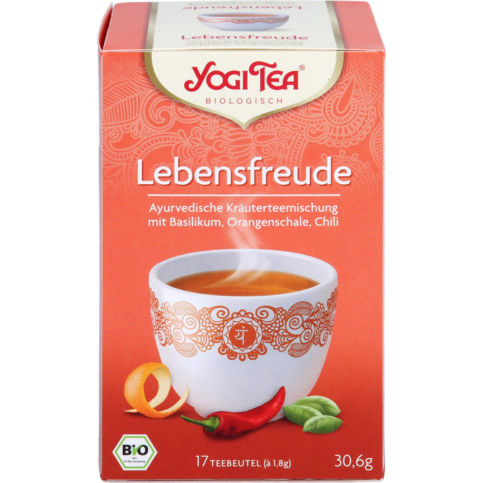 YOGI TEA Lebensfreude ayurvedische Kräuterteemischung, 17 pc Sac filtrant