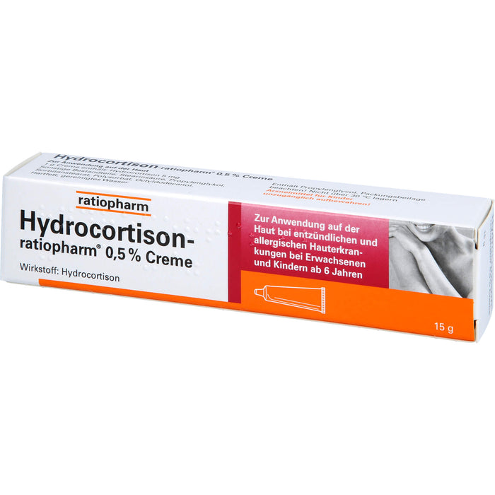 Hydrocortison-ratiopharm 0,5 % Creme, 15 g Creme