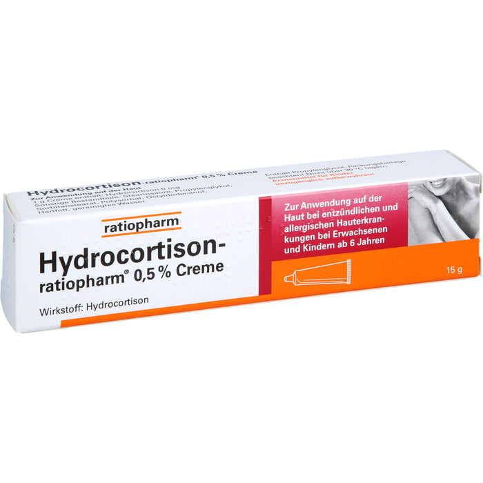 Hydrocortison-ratiopharm 0,5 % Creme, 15 g Crème