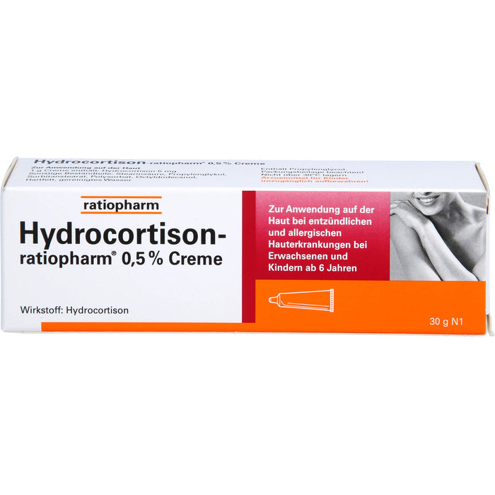 Hydrocortison-ratiopharm 0,5 % Creme, 30 g Cream