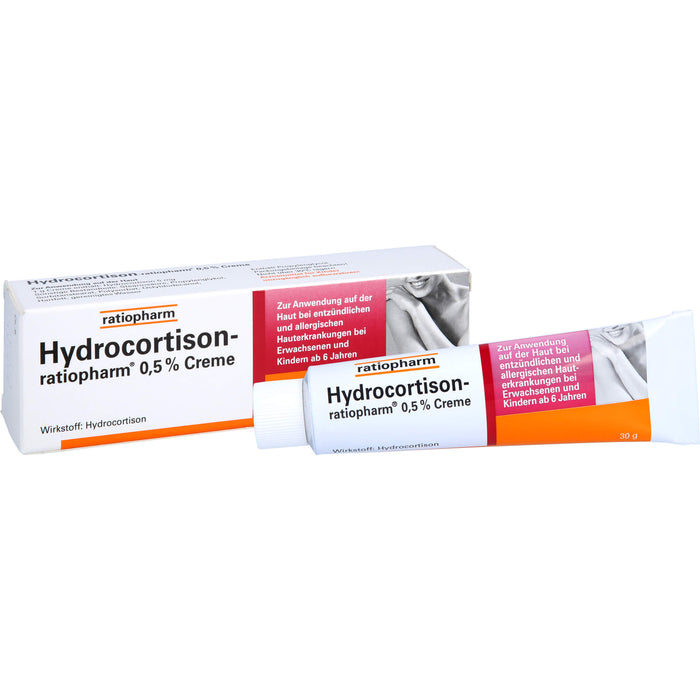 Hydrocortison-ratiopharm 0,5 % Creme, 30 g Crème