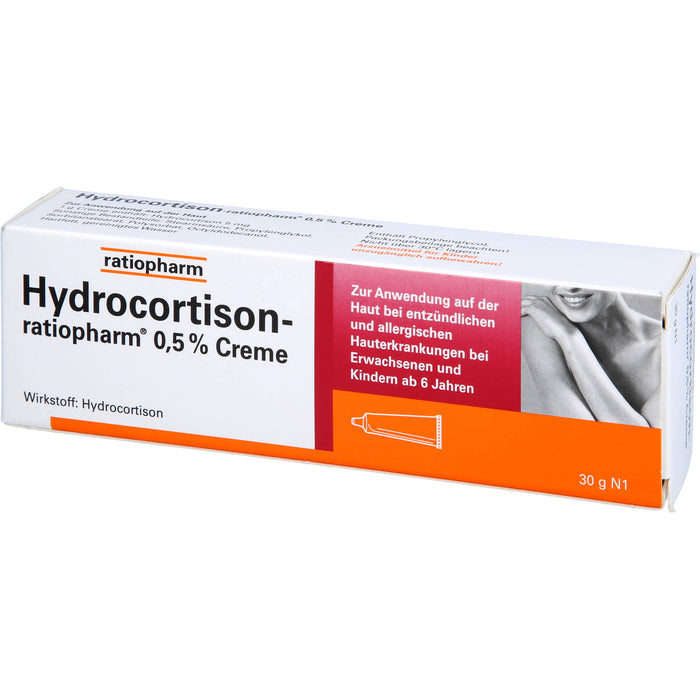 Hydrocortison-ratiopharm 0,5 % Creme, 30 g Creme