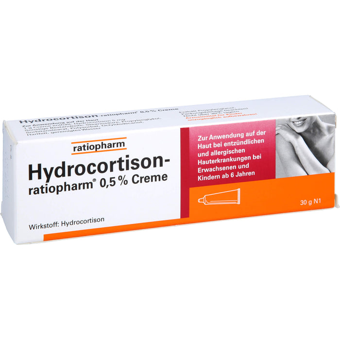 Hydrocortison-ratiopharm 0,5 % Creme, 30 g Cream